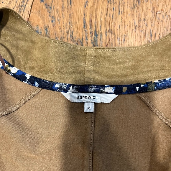 🤎SANDWICH_ Brown Draped Cardigan – Size M - Picture 2 of 9